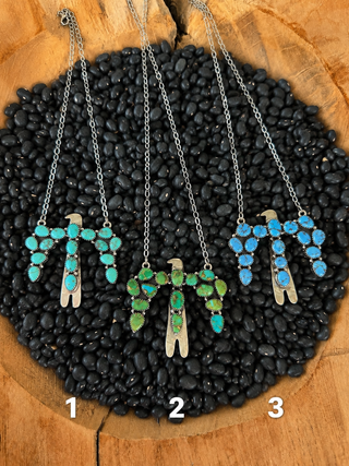 Sterling Silver Thunderbird Necklace | Genuine Turquoise Western Statement Necklace- Pick Your Stones!
