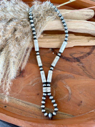 Sterling Silver Stamped Jocla Necklace