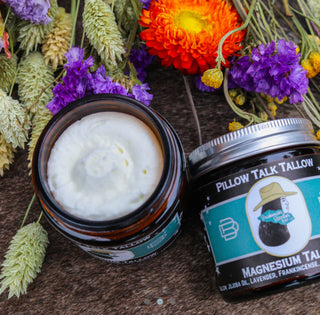 Pillow Talk Beef Tallow with Magnesium - Promotes Great Sleep !