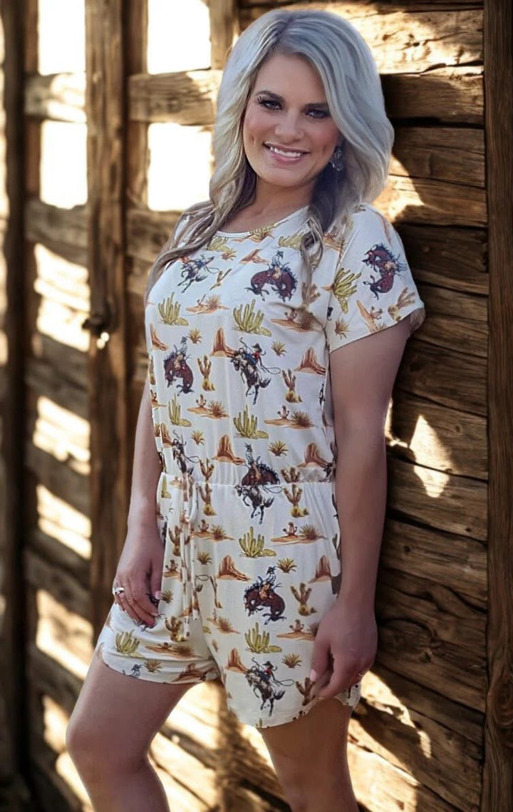 Down In The Desert Western Romper