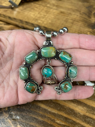 Genuine Turquoise Naja Necklace