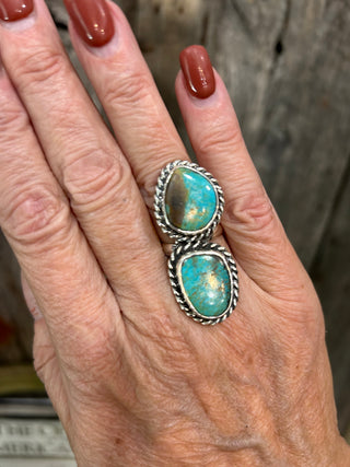 Double Kingman & Sterling Adjustable Ring