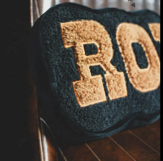 Chenille Rodeo Throw Pillow – Western Decorative Accent Pillow