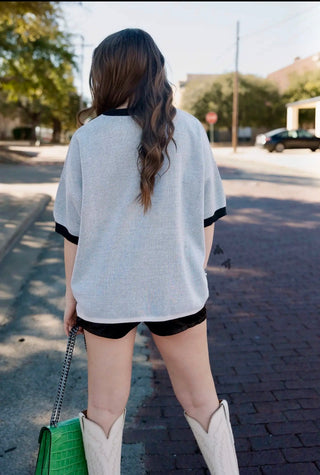 2 Fly Co Ranch Made Lightweight Sweater | Western Cow Graphic Knit Top