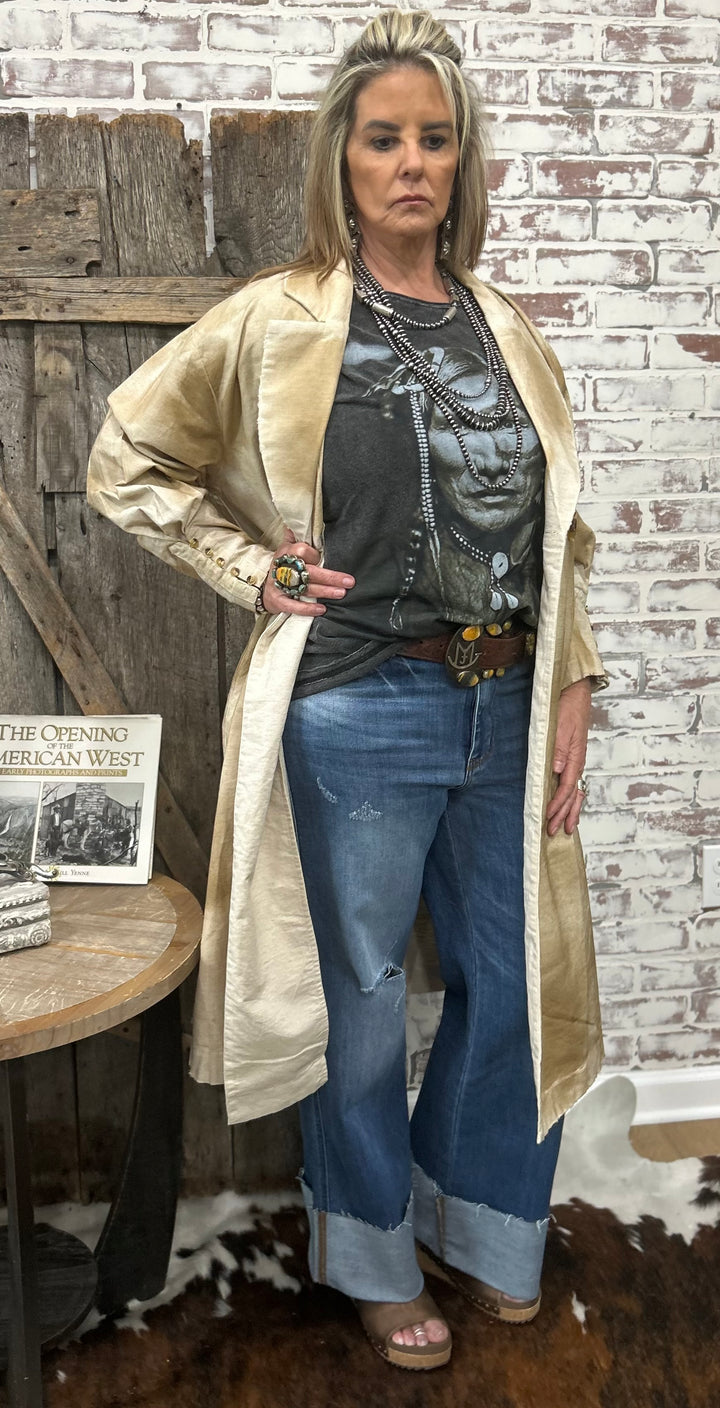 Jaded Gypsy Prairie Winds Linen Duster