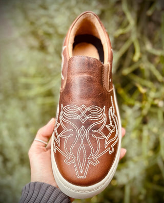 Montana Boot Stitch Slip On Sneaker - Genuine Leather