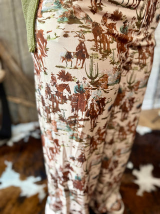 Cactus Canyon Wide Leg Trouser Pants