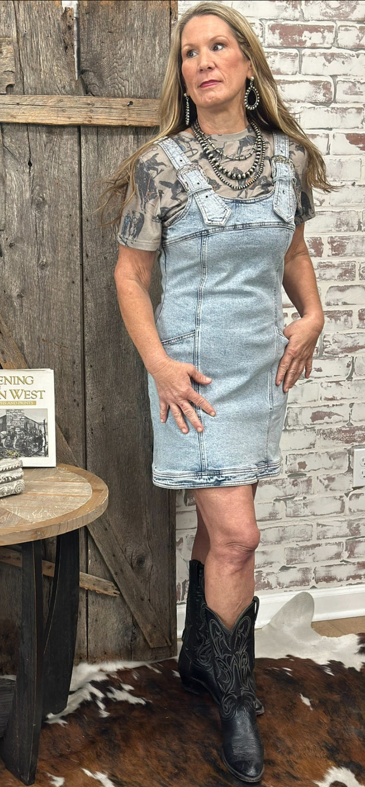 The Buckaroo Denim Buckle Jumper
