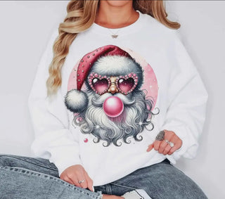 Bubblegum Diva Santa Pullover