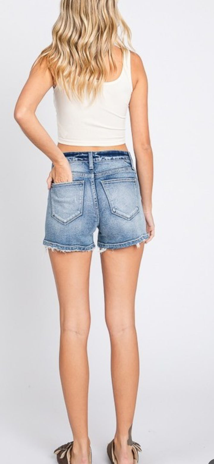 Petra High Rise Comfort Denim Shorts