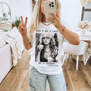White Stevie Nicks T Shirt