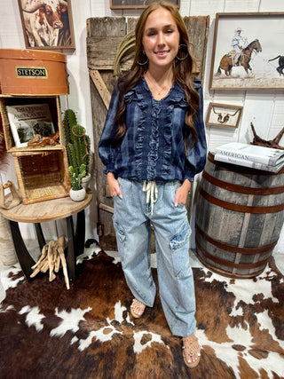 Vanilla Monkey Baggy Barrel Cargo Jeans