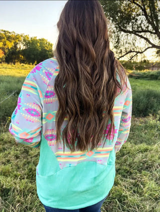 Aztec Dreamer Quarter Zip Pullover