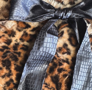 Later Gator Croc Western Twilly Scarf