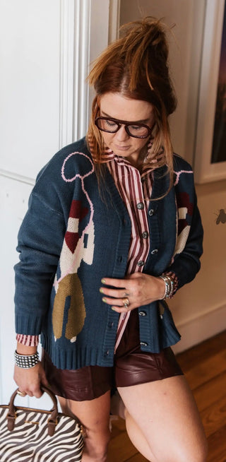Ropin’ Cowboy Western Knit Cardigan