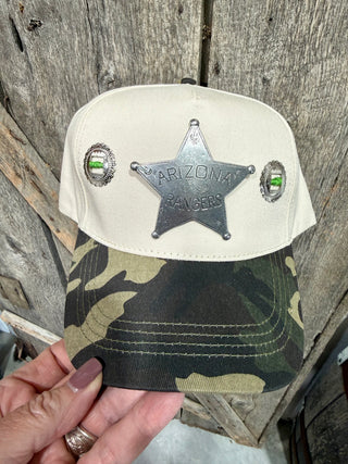 Arizona Rangers Camo Concho Trucker Hat