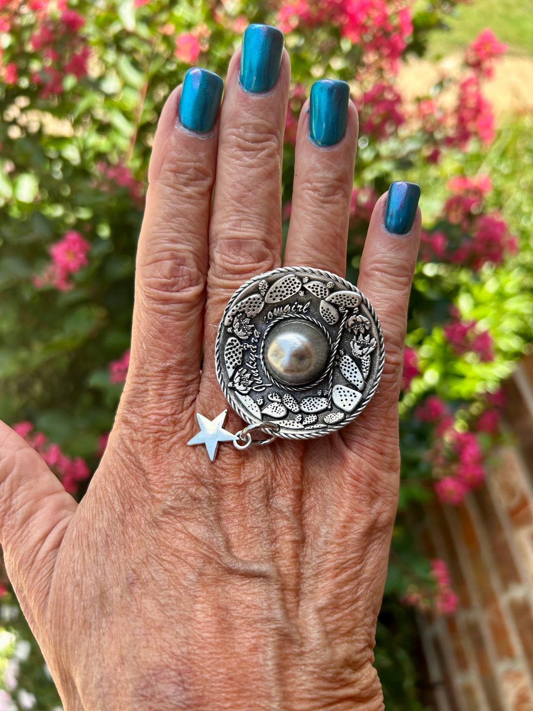 Junkyard Cowgirl Sombrero Ring-Adjustable