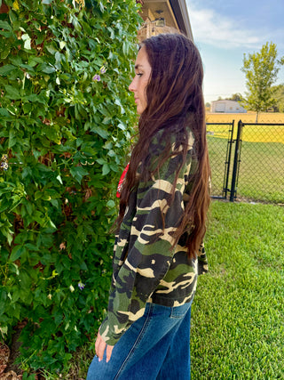 Wild Run Washed Camo Horse Jacket