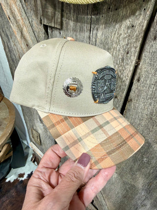 NFR 2004 Hesston Buckle Plaid Trucker Hat- Only One!