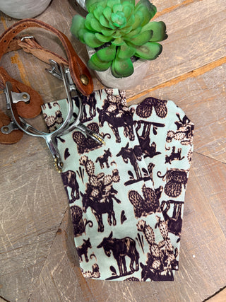 Cactus Donkey Nylon Boot Knee High Boot Sock