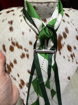 Western Snaffle Bit Twilly Scarf Ring | Equestrian Bit Pendant Accessory for Wild Rags & Twillies