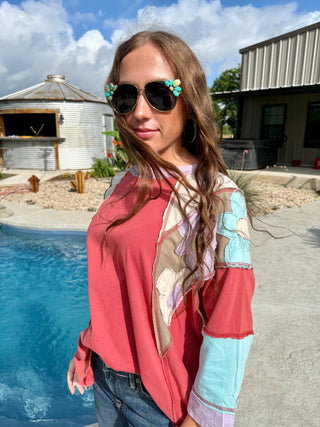 Handcrafted Gold Aviator Turquoise Sunnies Sunglasses – Boho Chic Statement Eyewear
