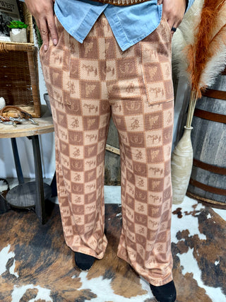 Cowpony Corded Stretchy Lounge Pants