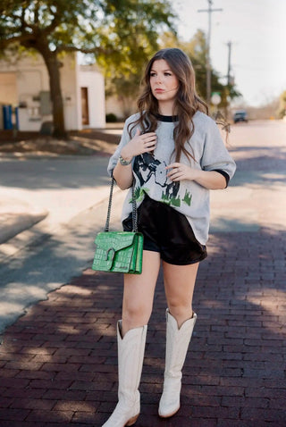 2 Fly Co Ranch Made Lightweight Sweater | Western Cow Graphic Knit Top