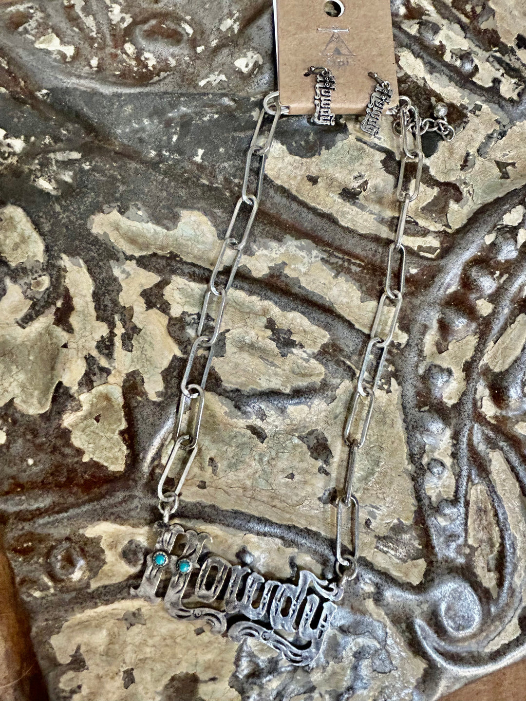 Howdy Necklace And Earring Set