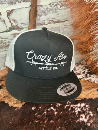 Crazy Ass Cattle Company SnapBack -Barbwire