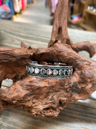 Sterling Silver Heart Cuff Bracelet