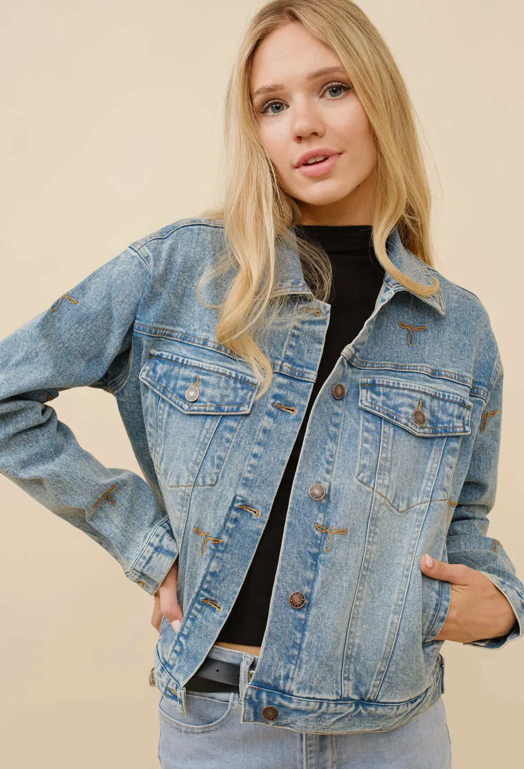 Boot Stitch Denim Jacket