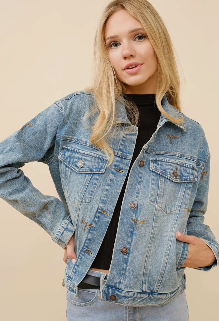 Boot Stitch Denim Jacket