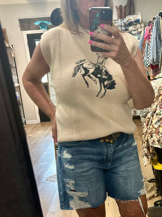 The Buck Off Sweater Vest