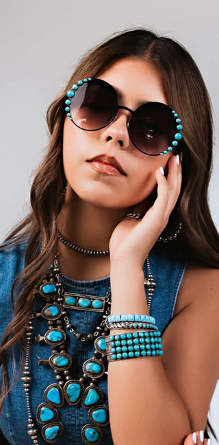 Bougee Turquoise Sunnies-