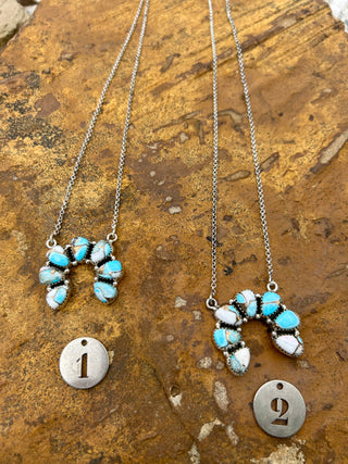 Kingman Mojave Turquoise Naja Necklace