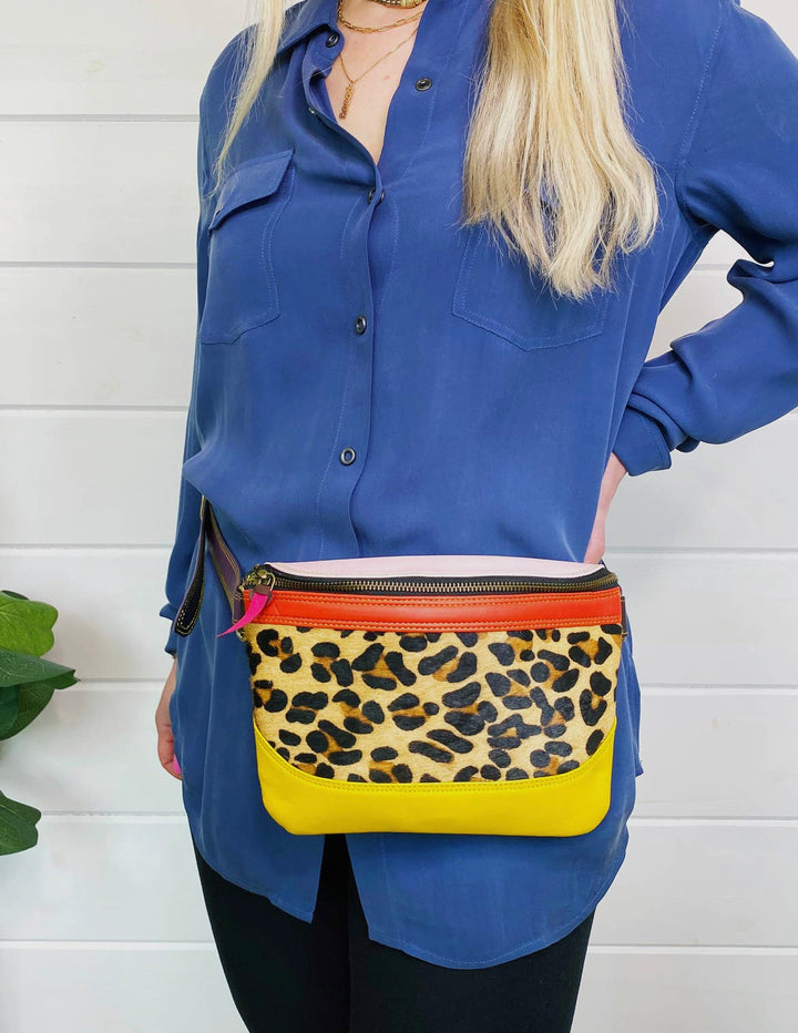 Romy Leather Belt Bag Fanny Pack Bum Bag Waist Purse