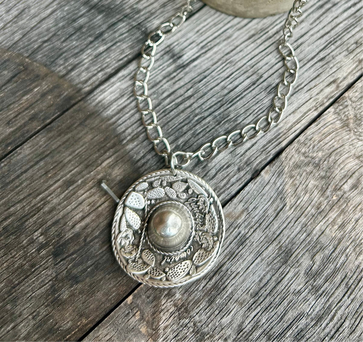 Junkyard Cowgirl Sombrero Necklace