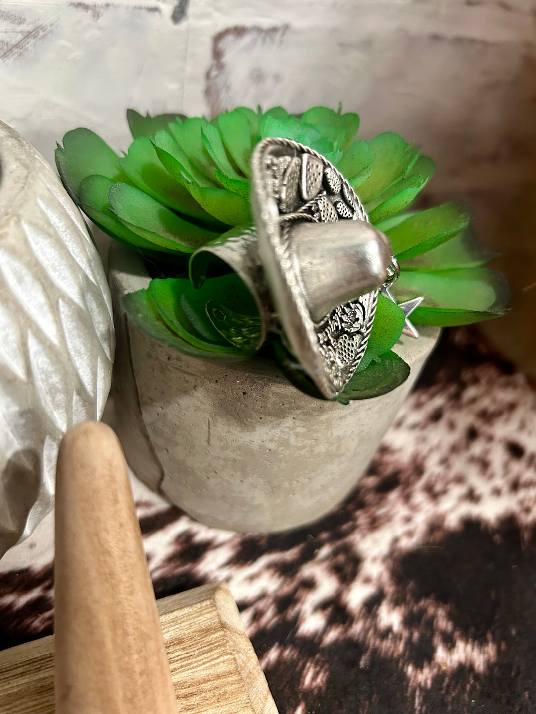 Junkyard Cowgirl Sombrero Ring-Adjustable