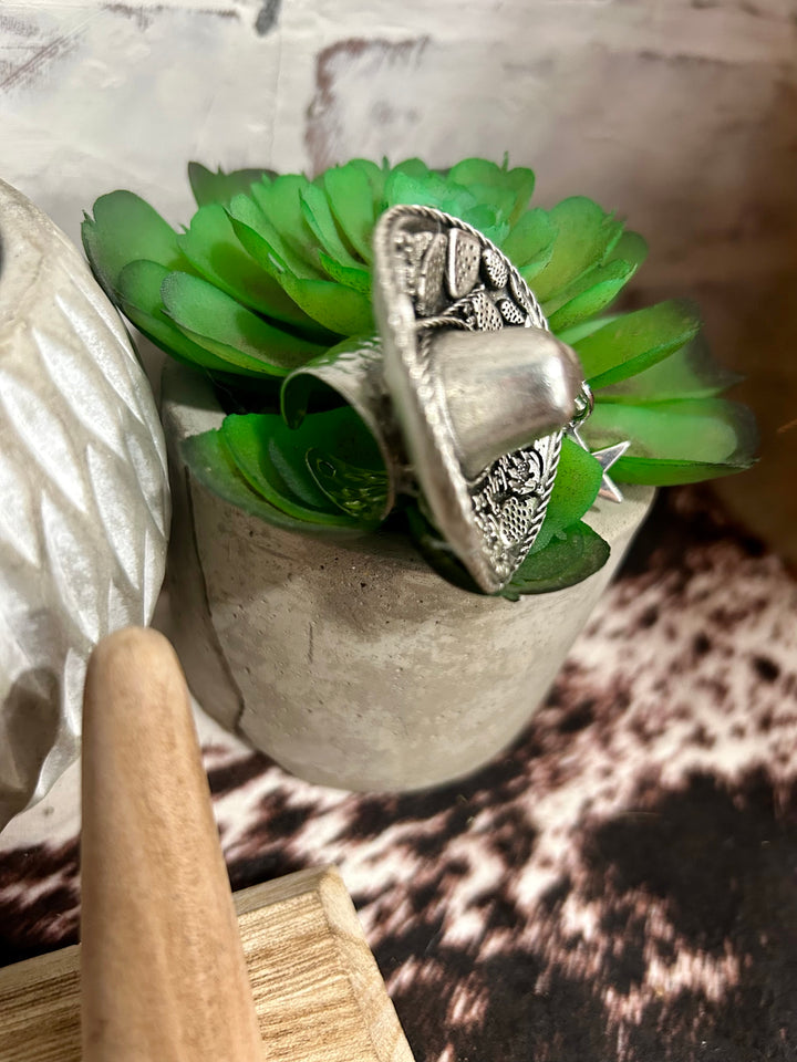 Junkyard Cowgirl Sombrero Ring-Adjustable