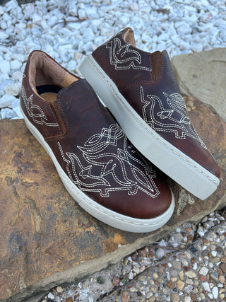 Montana Boot Stitch Slip On Sneaker - Genuine Leather