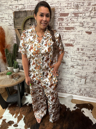 Buckaroo Silk Western Pajama Set