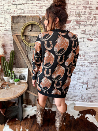 The Ruidoso Western Sweater Dress