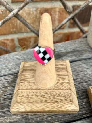 Sterling Silver Kandy Hearts Ring
