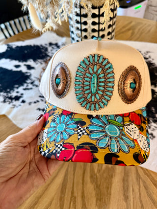Roll The Dice Concho Trucker Hat