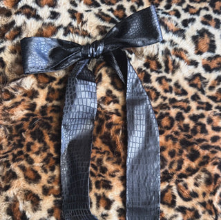 Later Gator Croc Western Twilly Scarf