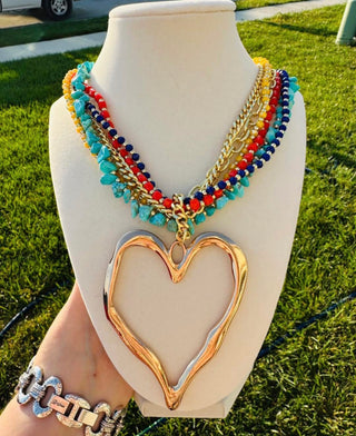Color Crush Multi Strand Beaded Necklace