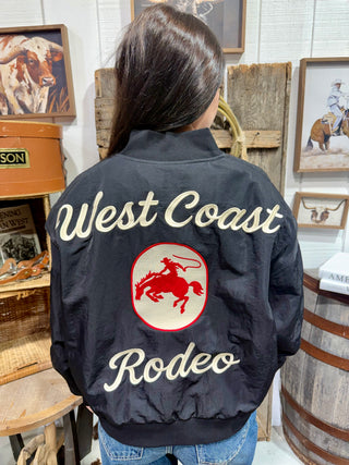 West Coast Rodeo Bomber Satin Jacket