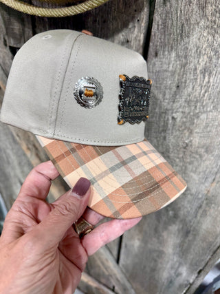 NFR Hesston Buckle Plaid Trucker Hat- Only One!