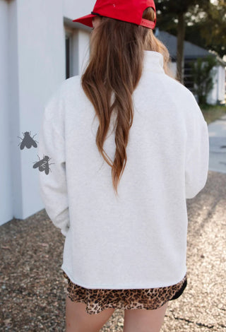 Legacy Ranch Vintage Graphic Quarter Zip Pullover – Western Soft Fleece-2 Fly Co.